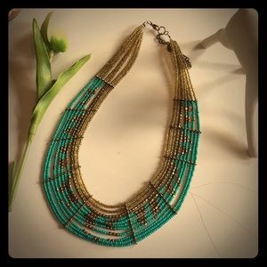 Turquoise Colored Accessory Necklace